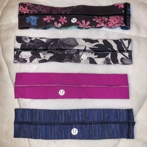 Lululemon head bands lot of 4
